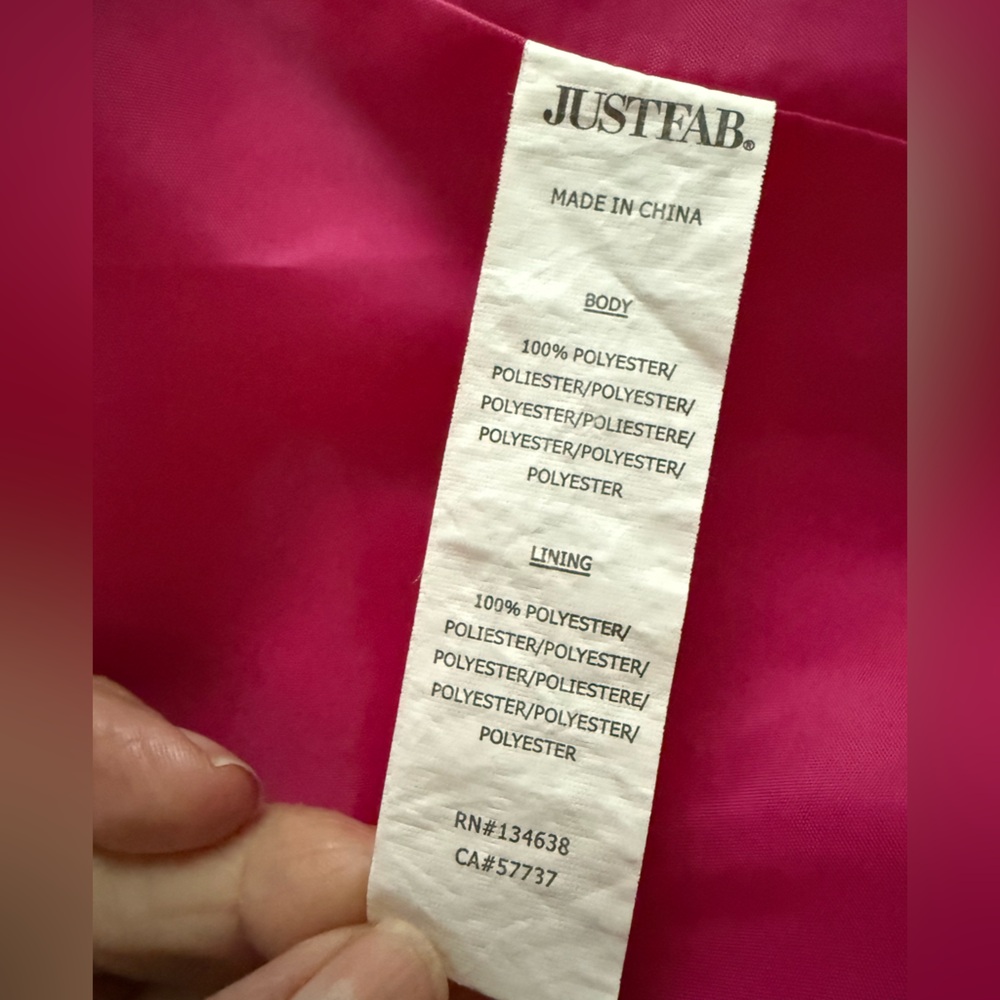 Never worn JustFab‎ Vibrant Pink Pantsuit - Picture 8 of 8